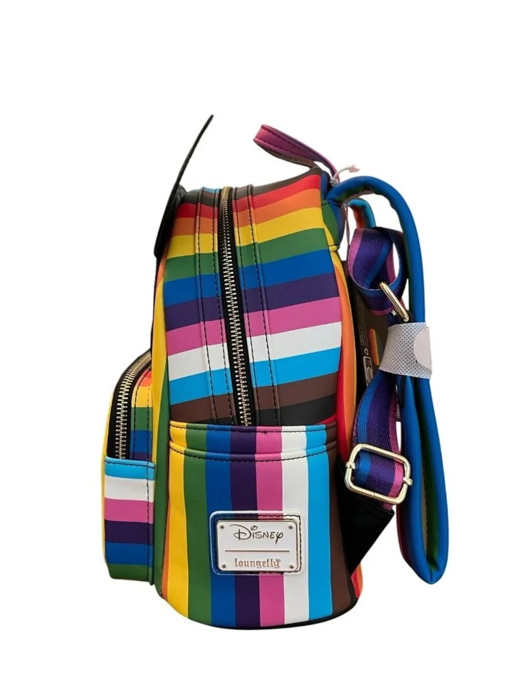 Mickey Mouse Disney Loungefly Pride Rainbow Mini Backpack Bright Colorful NWT